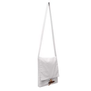 Medieval Shoulder Bag Canvas Viking Pilgrim Pouch With Horn Button :<